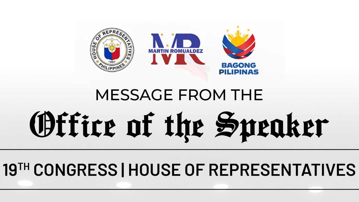 Speaker Ferdinand Martin G. Romualdez